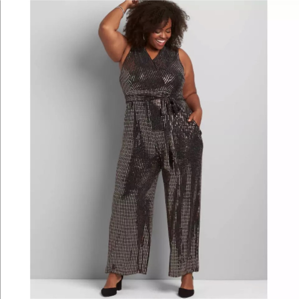 Sleeveless Sequined Jumpsuit